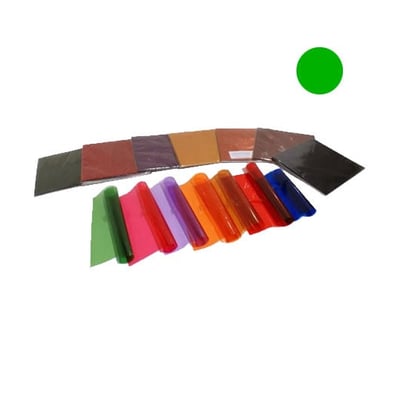 Papel Celofán 30g 70cmx100mt 25 Hojas - Verde