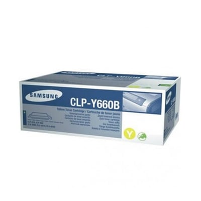 Toner Original Samsung CLPY660B Amarelo Alta Cap.