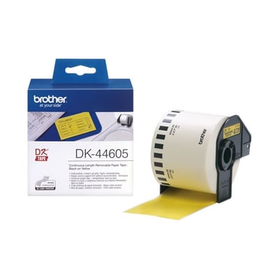 Papel Continuo Brother Removible Amar. 62x30.48mm