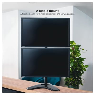 Suporte para Monitores TooQ DB1703TNV-B (2 monitores)