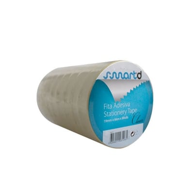 Cinta Adhesiva Clear 19mmx66mts - Pack 8