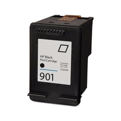 Cartucho de tinta reciclado HP 901 (CC653A) negro