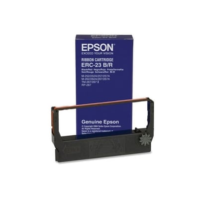Fita Original Epson ERC23BR Preto Vermelho