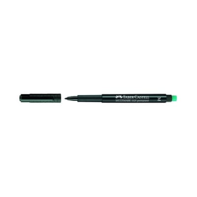 Marcadores Faber-Castell Acetato Fino Negro Cx10