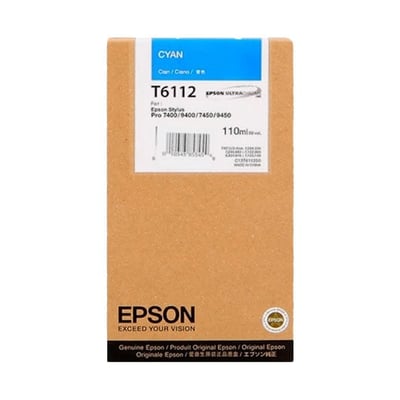Cartucho de tinta Original Epson T6112 Cian