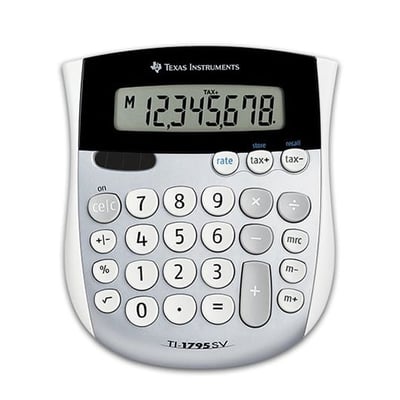Calculadora de Secretária Texas TI 1795 SV 8 Dígitos