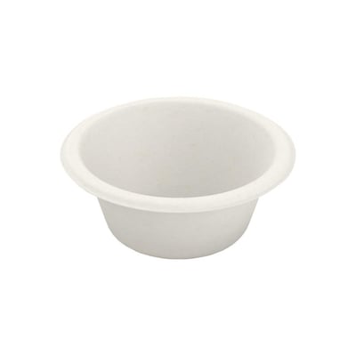 Tigelas Descartáveis de Fibra Virgem 450ml para Alimentos Quentes e Frios - 30un