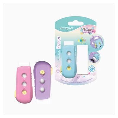 Borracha Keyroad Smile Pastel + Recarga