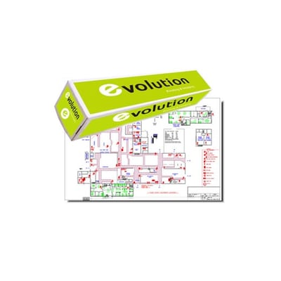 Papel Plotter 80gr 420mmx50mts Evolution - Pack 2