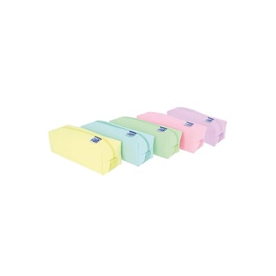 Estojo Quadrado Grande Oxford Live&Go Cores Pastel