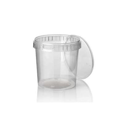 Caixa Alimentar Plástico 770ml Redonda c/Tampa 30u