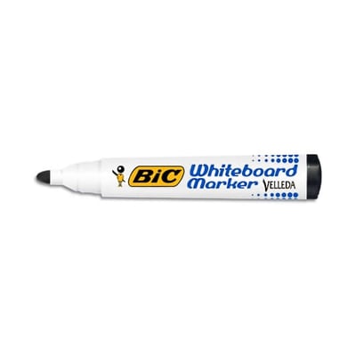 Marcadores BIC Velleda 1701 Pack12 Negro