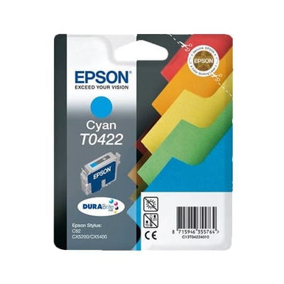 Cartucho de tinta Original Epson T0422 Cian