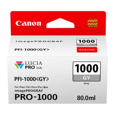 Cartucho de tinta Original Canon PFI-1000GY Gris
