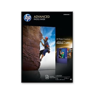 Papel HP Fotográfico Advanced Glossy 250g/m² A4 25 hojas