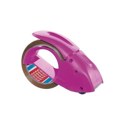 Desenrolador Manual Tesa Pack 'n Go - Rosa