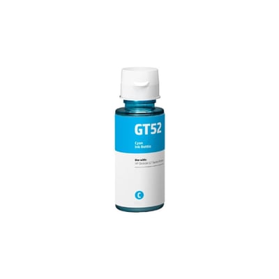 Tinteiro Compatível HP GT52 Ciano