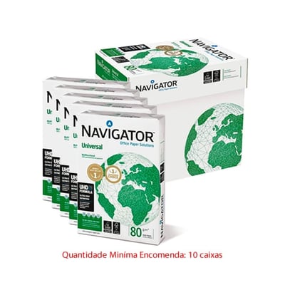 Papel Fotocopia A4 80gr Navigator 5x500 hojas