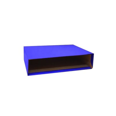Caja de Cartón para Carpeta Archivo 350x290 L80 Azul