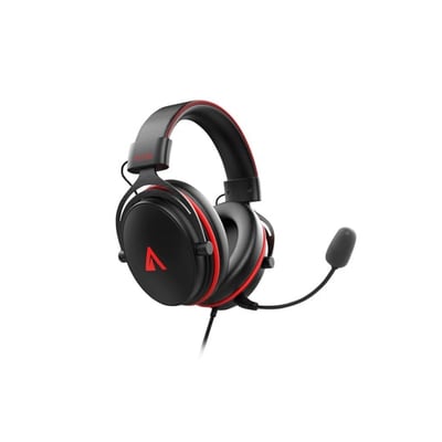 Auscultadores Gaming ABYSM AG700 Pro 7.1 Com Fios, Preto e Vermelho