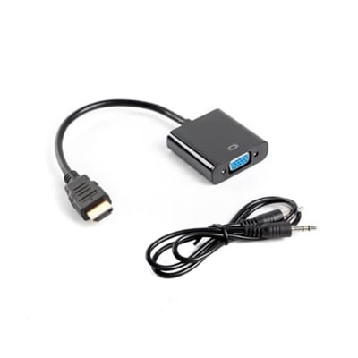 Adaptador HDMI Macho VGA Hembra 20cm + Minijack
