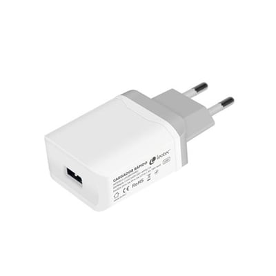 Cargador de Pared 1xUSB 3A + Cable USB-A a USB-C