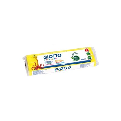 Plasticina Giotto Patplume 350gr - Amarillo