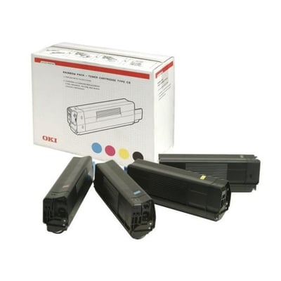 Kit 4 Toners Original OKI C5100/C5200 4 Cores