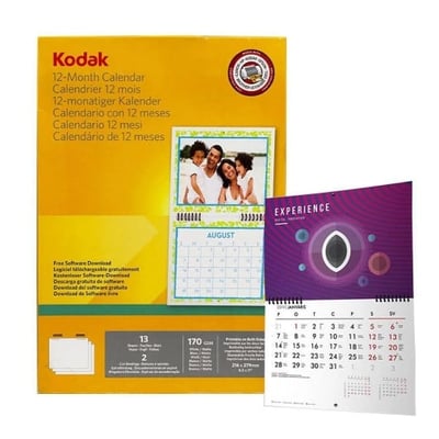 Papel Fotográfico Kodak Calendarios 170gr Pk 13