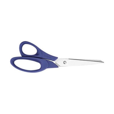 Tijeras con mango de plástico 21cm Azul