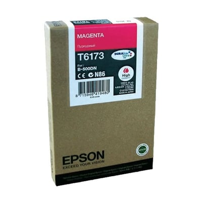 Cartucho de tinta Original Epson T6173 Magenta Alta Cap.