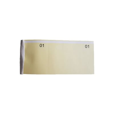 Bloco Numerado 50x110mm 100fls Amarelo - Pack 20