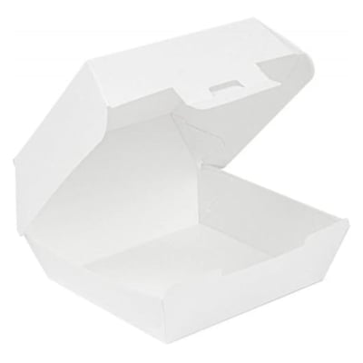 Caixa Hamburguer THEPACK 6,2x12,5x13cm Branco 50un