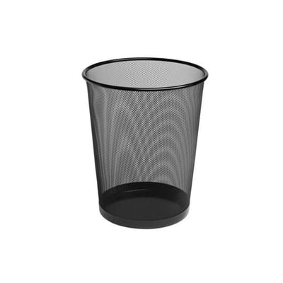 Caixote para Lixo em Rede Metálica 335x285mm Preto