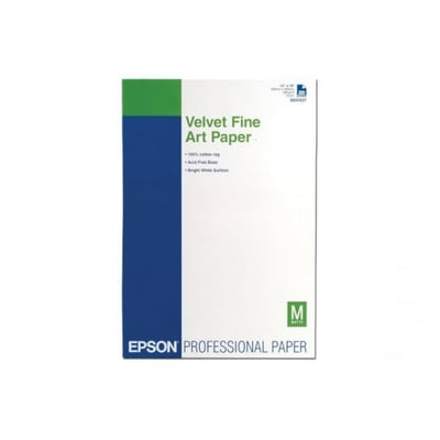 Papel Epson Velvet Fine Art A3+ 260gr 20 hojas