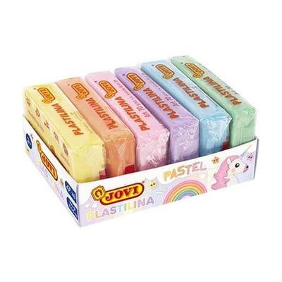 Plasticina Jovi Colores Pastel 6x50g