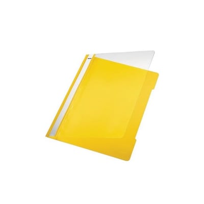 Clasificador Plástico. Cubierta Transparente Amarillo Pack 25