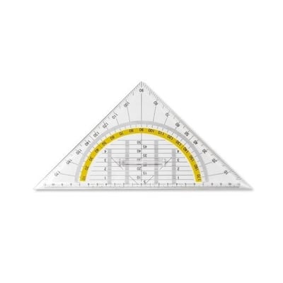 Esquadro 25cm Geométrico Tipo Aristo