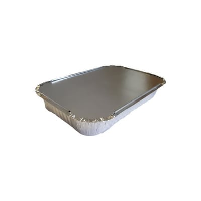 Embalagem Alimentar Alumínio Retangular 980ml 100u