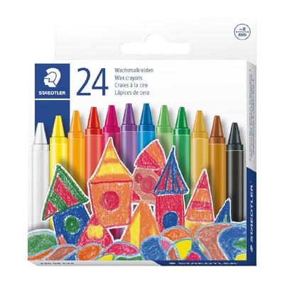 Lápices de Cera Staedtler Noris 24 Colores Brillantes