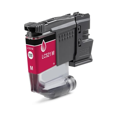 Tinteiro Compatível Brother LC521 Magenta