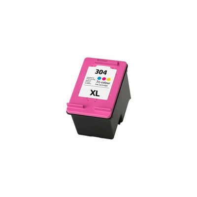 Cartucho de tinta reciclado HP 304 XL (N9K07A) Tricolor