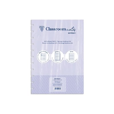 Recarga Caderno Inteligente Ambar A4 Pautado 50Fls