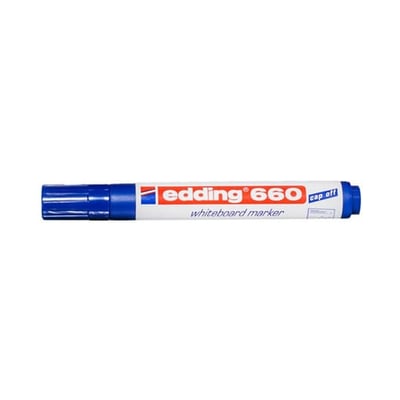Marcador de Pizarra Blanca Edding 660 Azul - 10un