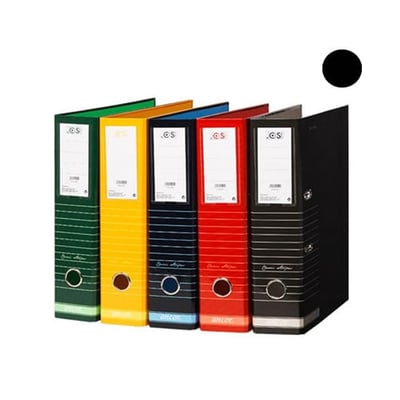 Carpeta Arq. Ancor Negra L80 c/ Rayas Grises - 10un