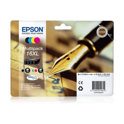 Cartucho de tinta Original Epson 16 XL Pack 4 colores
