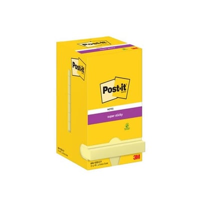 Bloco Adesivo Post-it 76x76mm 100fls - Pack 12