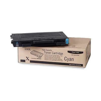 Toner Original Xerox Phaser 6100 Ciano Alta Cap.