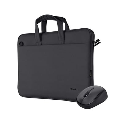 Maletín para Portátil + Ratón Trust Bologna 16" - Negro