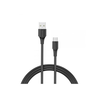 Cabo USB 2.0 Vention CTHBF USB-A Macho para USB-C Macho 1mt Preto